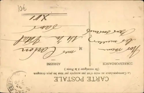 Ak Dives sur Mer Calvados, Hostellerie Guillaume le Conquerant, Büste