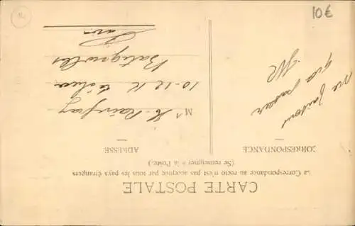 Ak Dives sur Mer Calvados, Hostellerie Guillaume le Conquerant, Büste