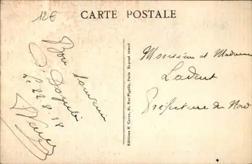 Ak Dozulé Calvados, Route du Mesnil-Da