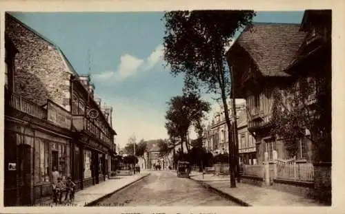 Ak Dives sur Mer Calvados, Straße