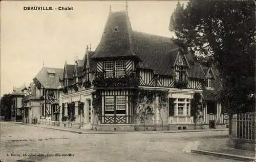 CPA Deauville sur Mer Calvados, Chalet