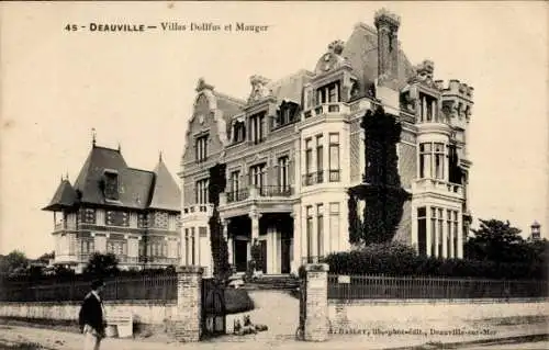 CPA Deauville sur Mer Calvados, Vilias Gardenia et Camélia