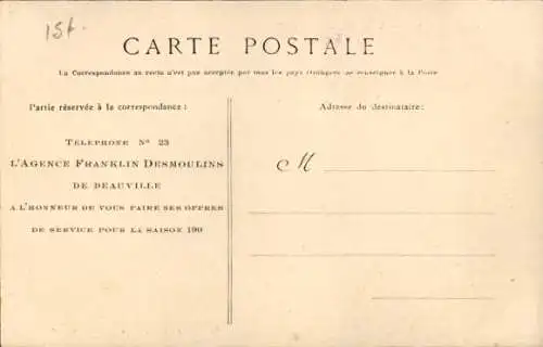 CPA Deauville sur Mer Calvados, Vilias Gardenia et Camélia