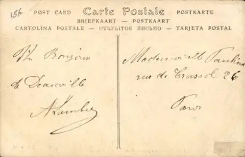 CPA Deauville sur Mer Calvados, Villa Love et Broet