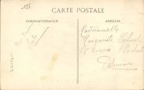 CPA Deauville sur Mer Calvados, Groupe de Villas
