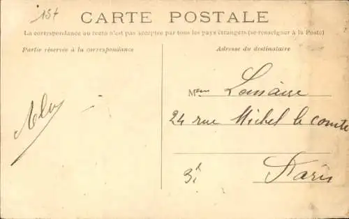 CPA Deauville sur Mer Calvados, Villa Marie Christine