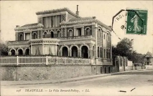 Ak Deauville Calvados, Villa Bernard-Palissy
