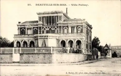 Ak Deauville sur Mer Calvados, Villa Palissy