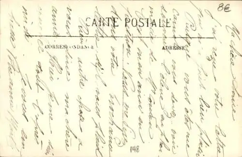 Ak Courseulles sur Mer Calvados, L'Ile de Plaisance