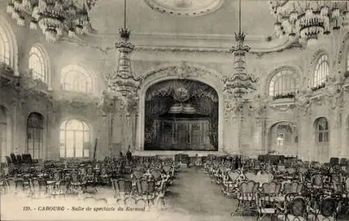 Ak Cabourg Calvados, Kursaal, Vorführungssaal