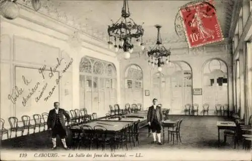 Ak Cabourg Calvados, Kursaal, Spielsaal