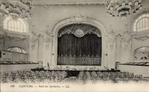 Ak Cabourg Calvados, Kursaal, Vorführungssaal
