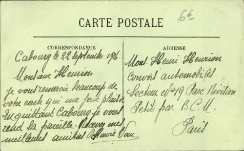 Ak Cabourg Calvados, Kursaal, Vorführungssaal