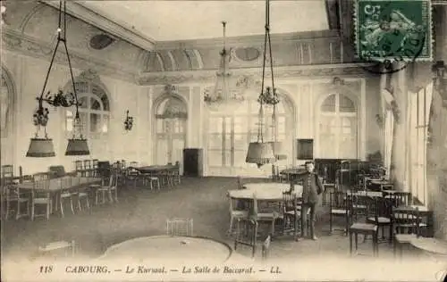 Ak Cabourg Calvados, Kursaal, Baccarat-Spielsaal