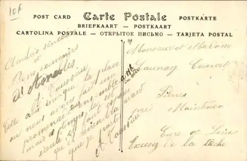 Ak Asnelles Calvados, La Digue de Mer, Villen