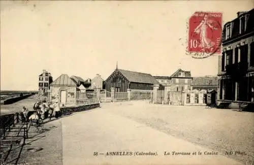 Ak Asnelles Calvados, Terrasse, Casino
