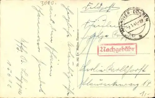 Ak Hannover in Niedersachsen, Cafe Kröpcke, Straßenbahn