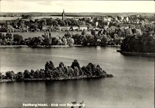 Ak Feldberg in Mecklenburg, Blick vom Reiherberg