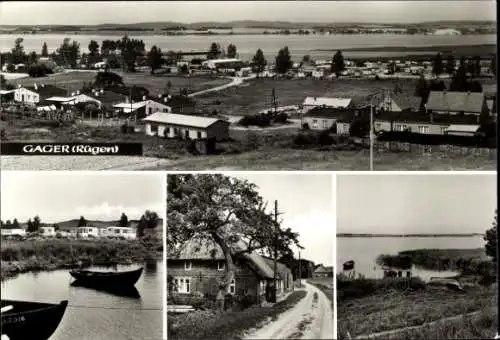 Ak Gager auf der Insel Rügen, Gesamtansicht, Teilansichten