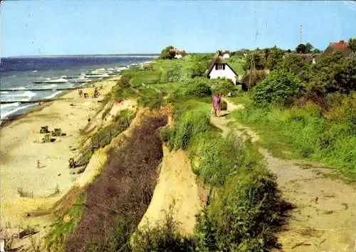 Ak Ostseebad Ahrenshoop Fischland, Steilküste, Strand