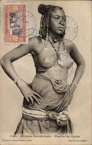 Ak Senegal, Afrique occidentale, Peulhe du Cayor, Afrikanerin, Barbusig