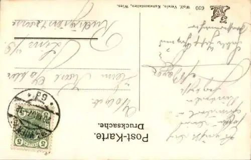 Ak Wien 6 Mariahilf, Hotel Palace, Restaurant