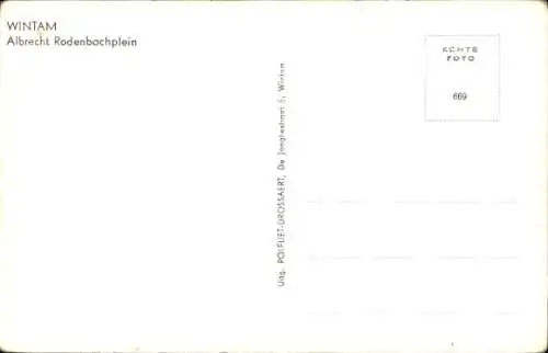 Ak Wintam Bornem Flandern Antwerpen, Albrecht Rodenbachplein