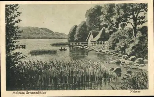 Ak Gremsmühlen Malente in Ostholstein, Dieksee
