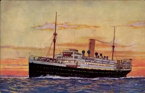 Ak Dampfer Lützow, Norddeutscher Lloyd Bremen