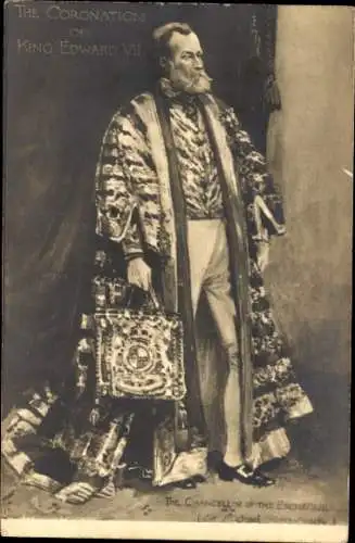 Künstler Ak The Chancellor of the Exchequer