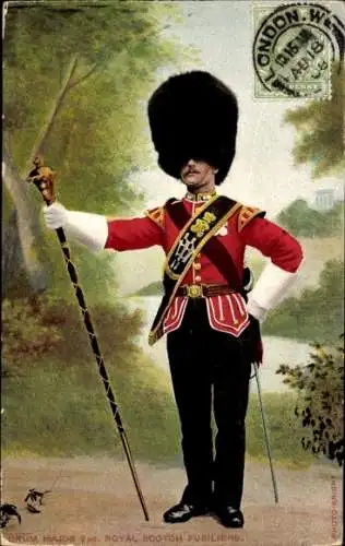 Ak Drum Major 2. Royal Scotch Fusiliers