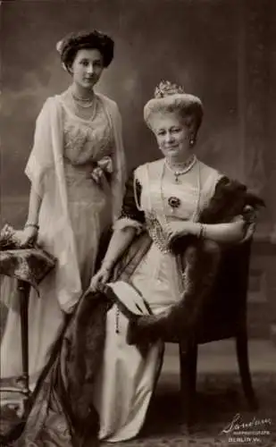 Ak Kaiserin Auguste Viktoria, Prinzessin Victoria Luise von Preußen, Portrait