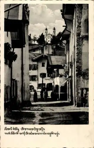 Ak Bad Tölz in Oberbayern, Gasse, Kalvarienbergkirche