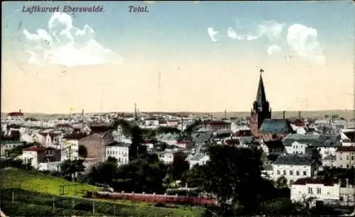 Ak Eberswalde im Kreis Barnim, Totale