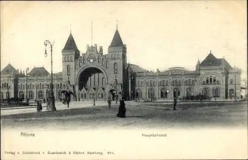 Ak Hamburg Altona, Hauptbahnhof