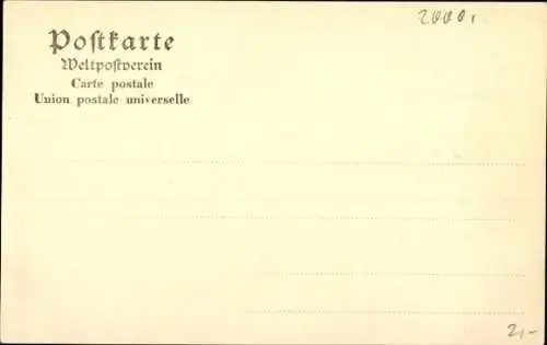 Ak Hamburg Mitte Altstadt, Kaiser Wilhelm Denkmal, Turm