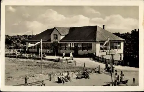 Foto Ak Prerow Darß Ostsee, HO-Gaststätte
