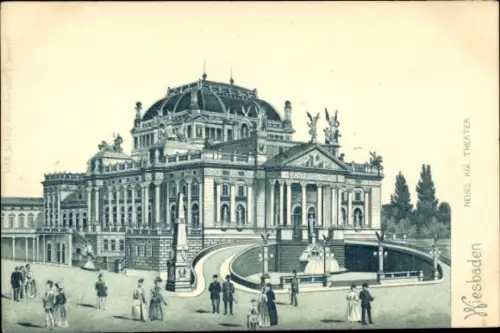 Ak Wiesbaden in Hessen, Neues Theater