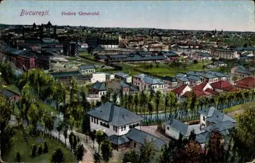 Ak București Bukarest Rumänien, Gesamtansicht