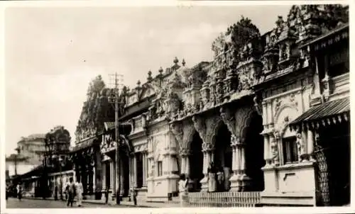 Ak Colombo Ceylon Sri Lanka,  Sea Street, Hindu Tempel