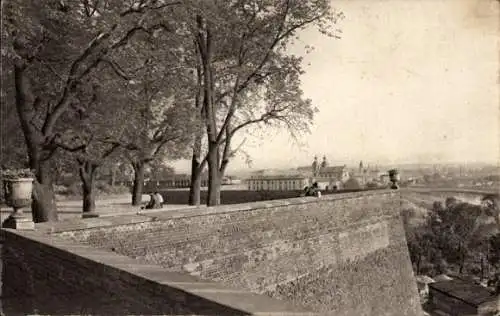 Ak Kraków Krakau Polen, Wawel, Waly nad Smocza Jama