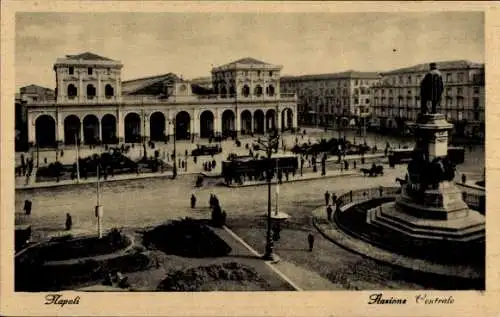 Ak Napoli Neapel Campania, Stazione Centrale