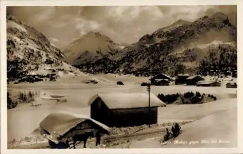 Ak Maloja Kanton Graubünden, gegen Monte del Forno
