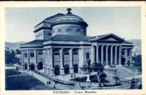 Ak Palermo Sicilia, Teatro Massimo, Großer Theater