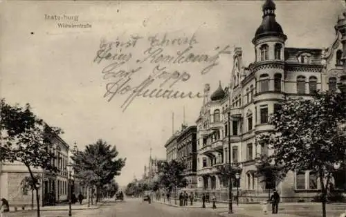 Ak Tschernjachowsk Insterburg Ostpreußen, Wilhelmstraße