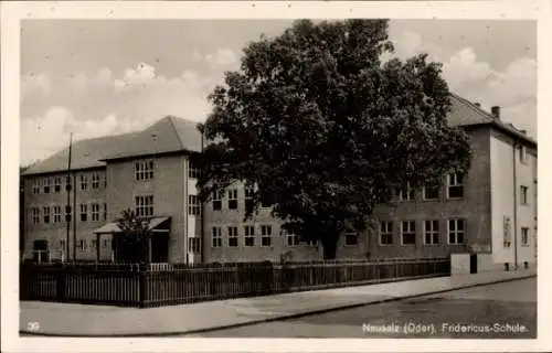 Ak Nowa Sól Neusalz Oder Ostbrandenburg, Fridericus Schule