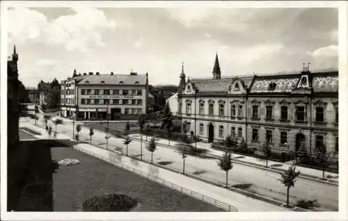 Ak Frýdek Místek Friedek Friedeck Friedberg Mährisch Schlesien, Straßenpartie