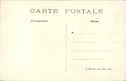 CPA Chelles Seine-et-Marne, Dirigeable Militaire Republique, Boulevard de la gare