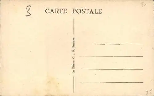 CPA Le Valdahon Doubs, Camp, Ballon d'observation