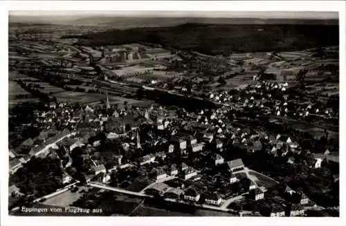 Ak Eppingen in Baden, Fliegeraufnahme